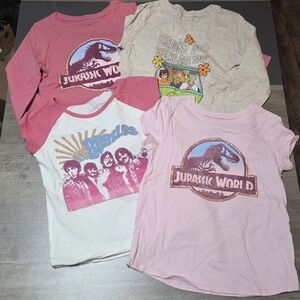 Jurassic World Pink Kids Shirt